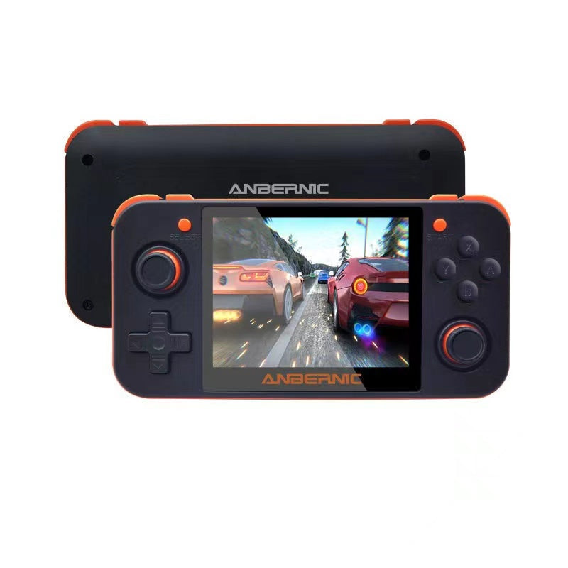 はこぽす対応商品】 ANBERNIC RG350 Orange-Black 携帯用ゲーム本体