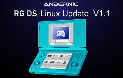 ANBERNIC RG DS Linux V1.1: Performance and Display Improvements