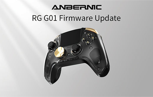 Upgrade your ANBERNIC RG G01! Features new semi-auto turbo, customizable deadzone shapes (Circle/Square), and distinct vibration tiers. Download the update now.