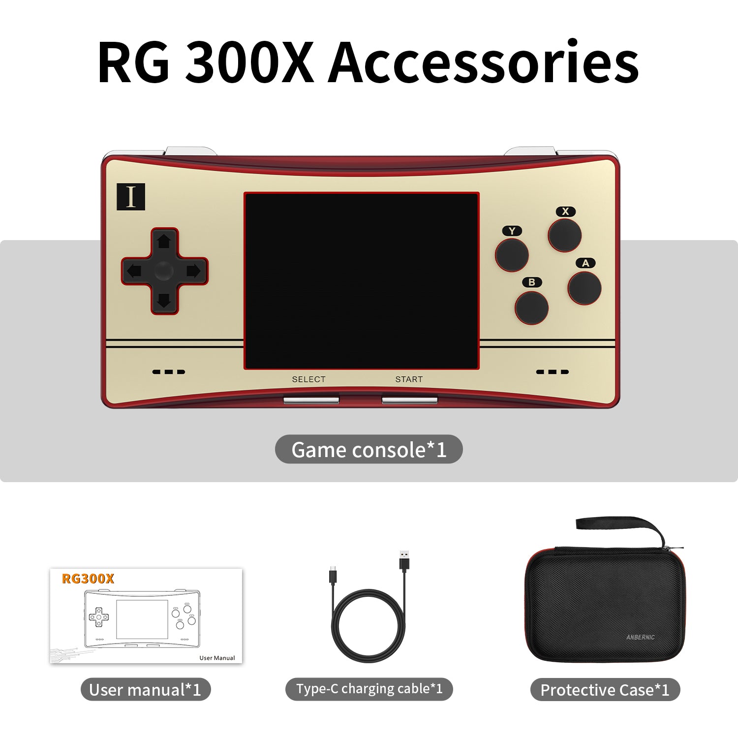 ANBERNIC RG300X ファミコンカラー　【新品・未開封】 ANBERNIC RG300X ファミコンカラー 【新品・未開封】 - メルカリ