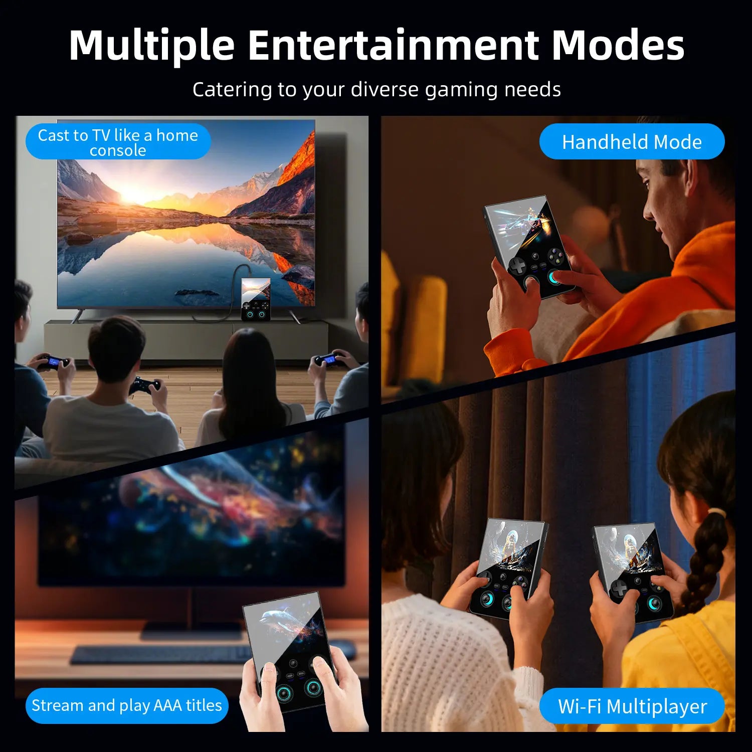 From handheld to the big screen, enjoy your games across multiple platforms.